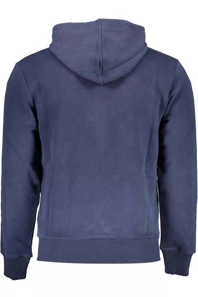 Blue Cotton Men Sweater - SEHABRANDS