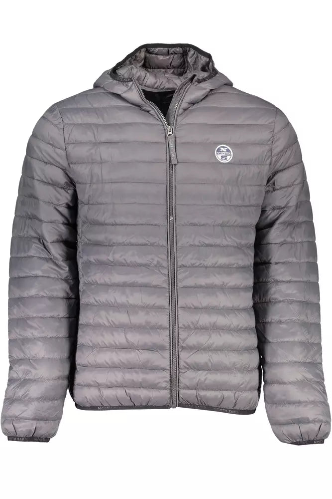 Gray Polyamide Men Jacket - SEHABRANDS