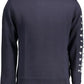 Blue Cotton Men Sweater - SEHABRANDS