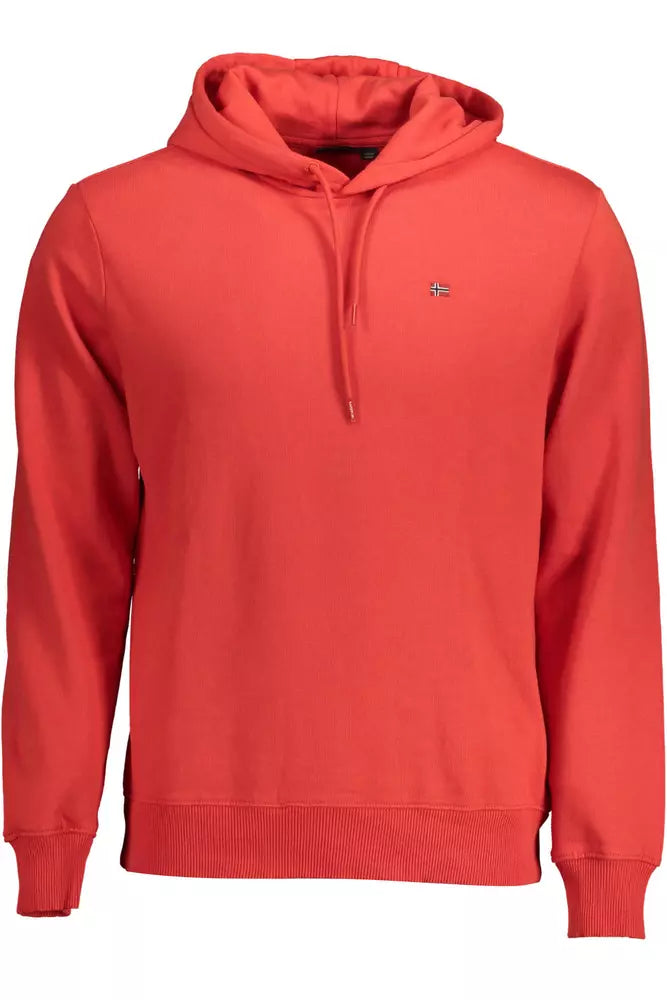 Red Cotton Men Sweater - SEHABRANDS