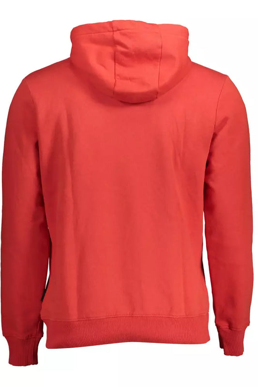 Red Cotton Men Sweater - SEHABRANDS