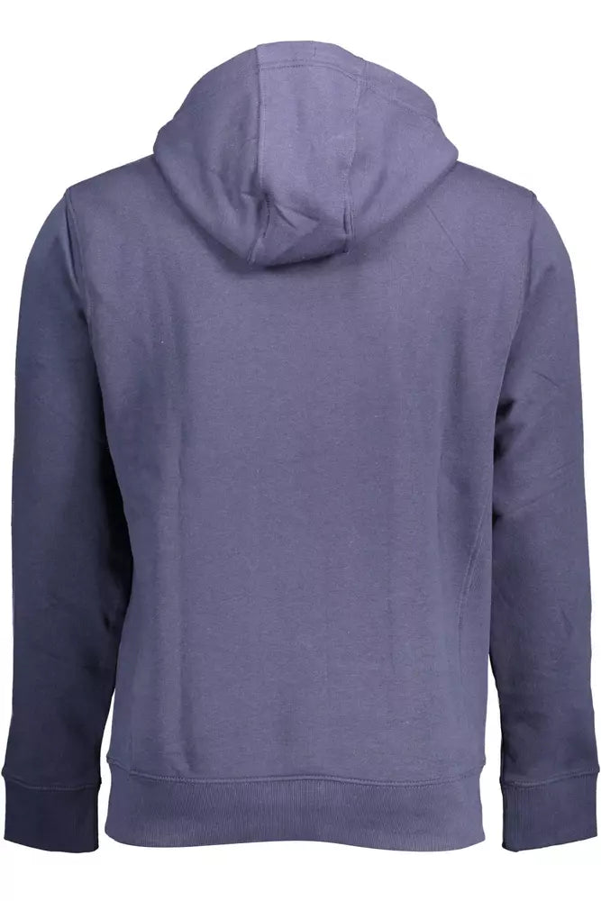 Blue Cotton Men Sweater - SEHABRANDS