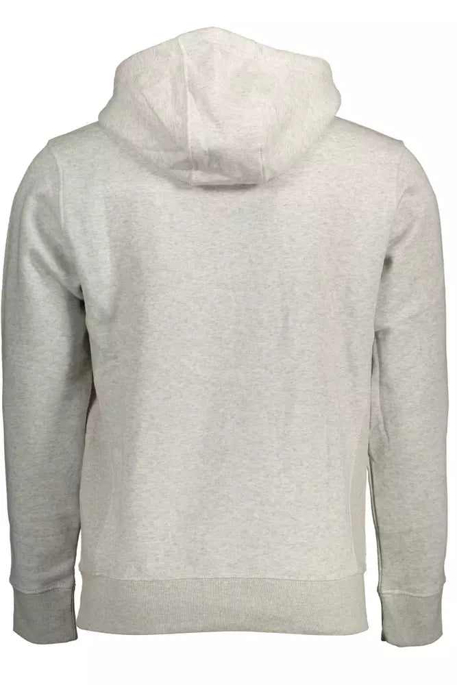 Gray Cotton Men Sweater - SEHABRANDS