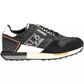 Black Leather Men Sneaker - SEHABRANDS