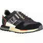 Black Leather Men Sneaker - SEHABRANDS