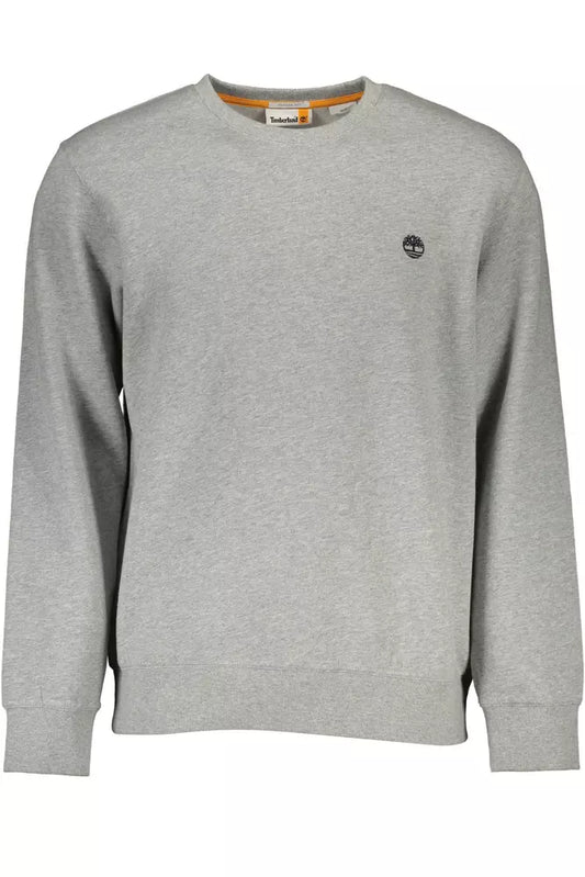 Gray Cotton Men Sweater - SEHABRANDS