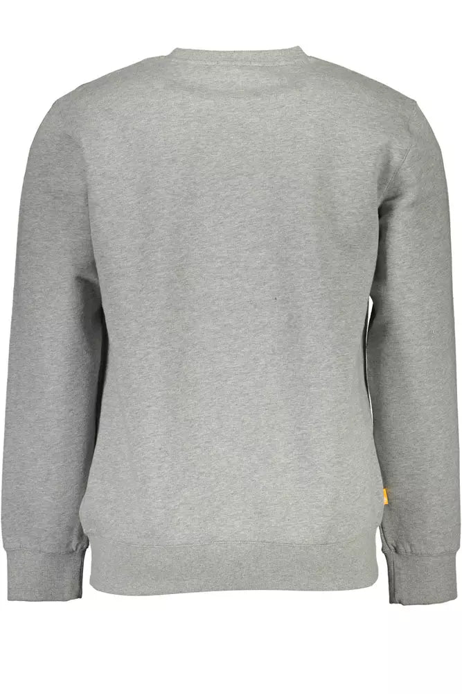 Gray Cotton Men Sweater - SEHABRANDS