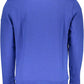 Blue Cotton Men Sweater - SEHABRANDS