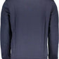 Blue Cotton Men Sweater - SEHABRANDS