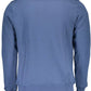 Blue Cotton Men Sweater - SEHABRANDS