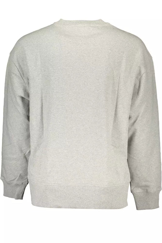 Gray Cotton Men Sweater - SEHABRANDS