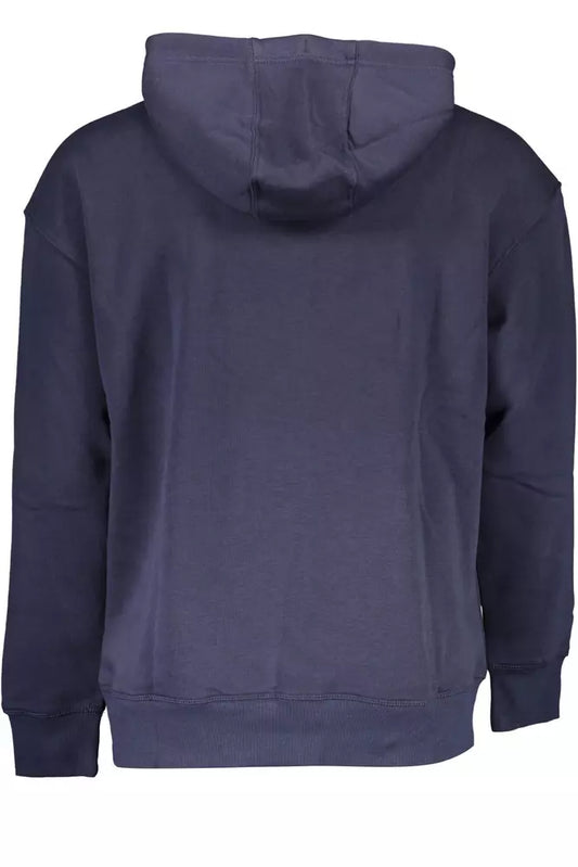 Blue Cotton Men Sweater - SEHABRANDS