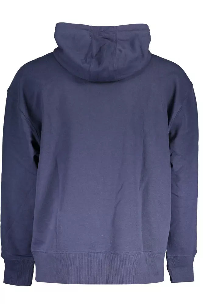 Blue Cotton Men Sweater - SEHABRANDS