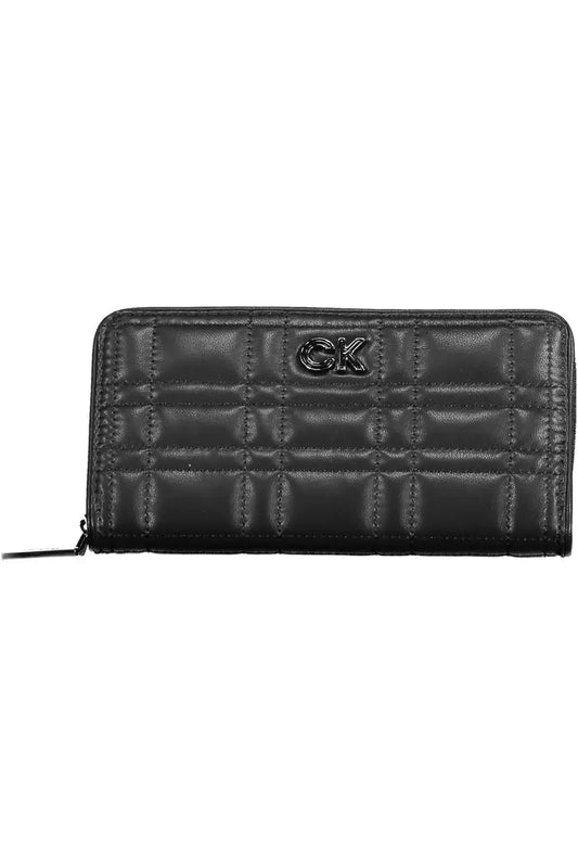 Black Polyester Women Wallet - SEHABRANDS