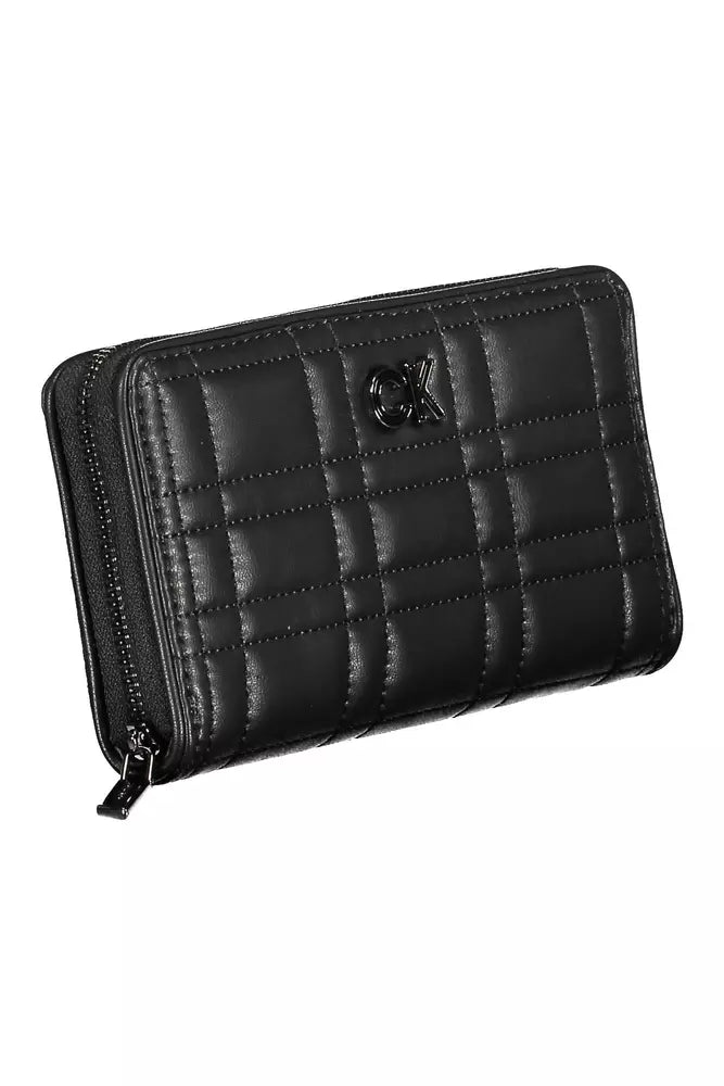 Black Polyester Women Wallet - SEHABRANDS