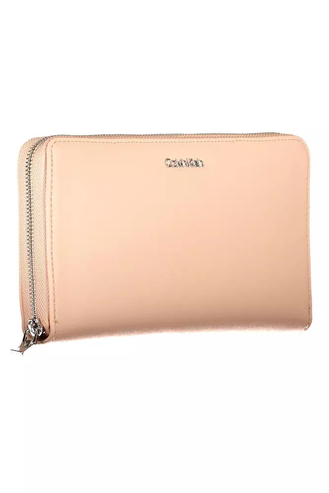 Pink Polyethylene Women Wallet - SEHABRANDS