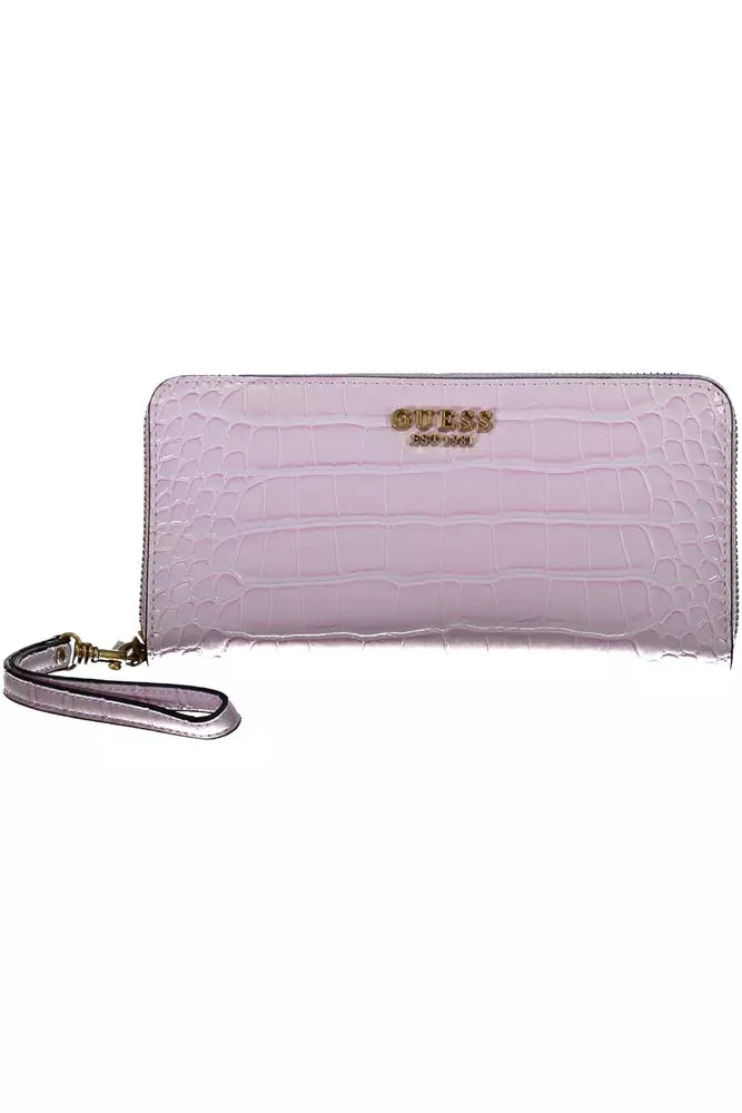 Pink Polyethylene Women Wallet - SEHABRANDS