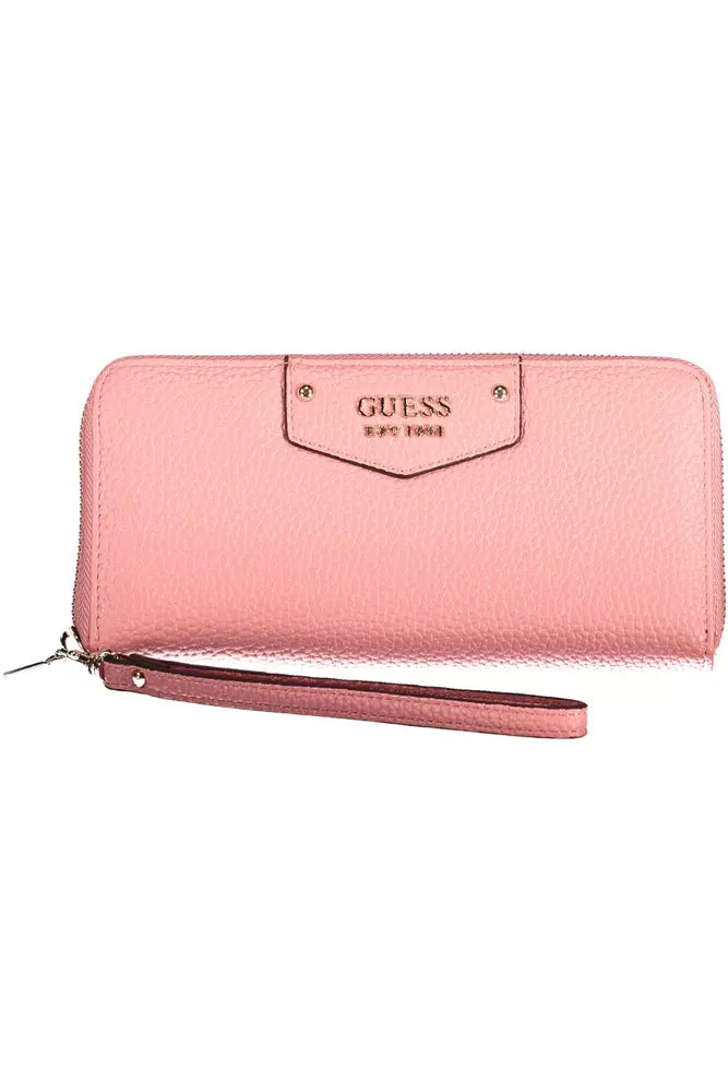 Pink Polyethylene Women Wallet - SEHABRANDS