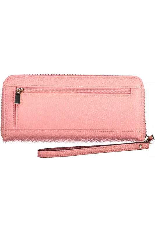 Pink Polyethylene Women Wallet - SEHABRANDS