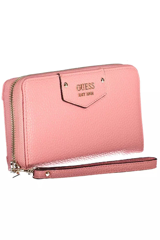 Pink Polyethylene Women Wallet - SEHABRANDS