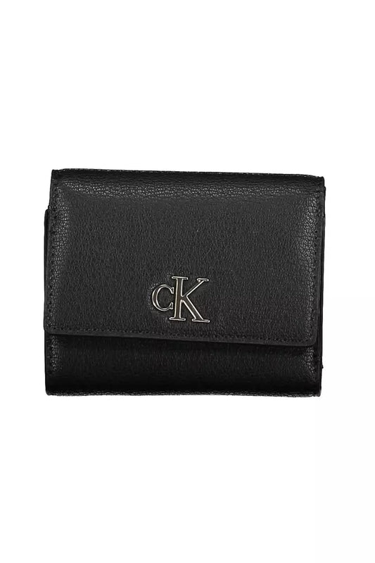 Black Polyester Women Wallet - SEHABRANDS