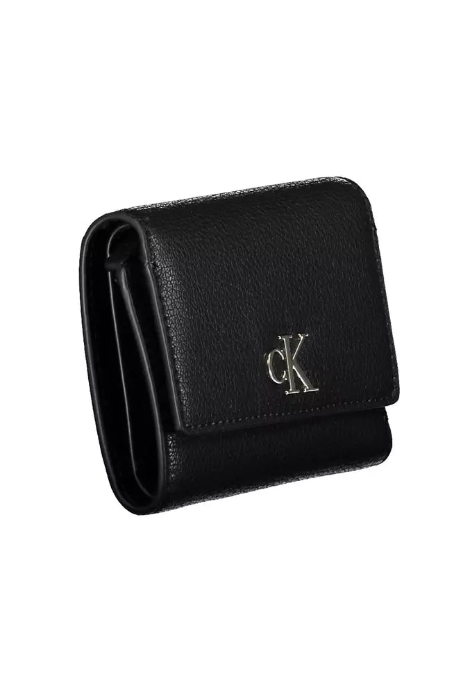 Black Polyester Women Wallet - SEHABRANDS