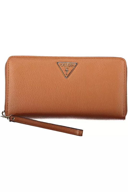 Brown Polyethylene Women Wallet - SEHABRANDS