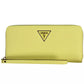 Yellow Polyethylene Women Wallet - SEHABRANDS