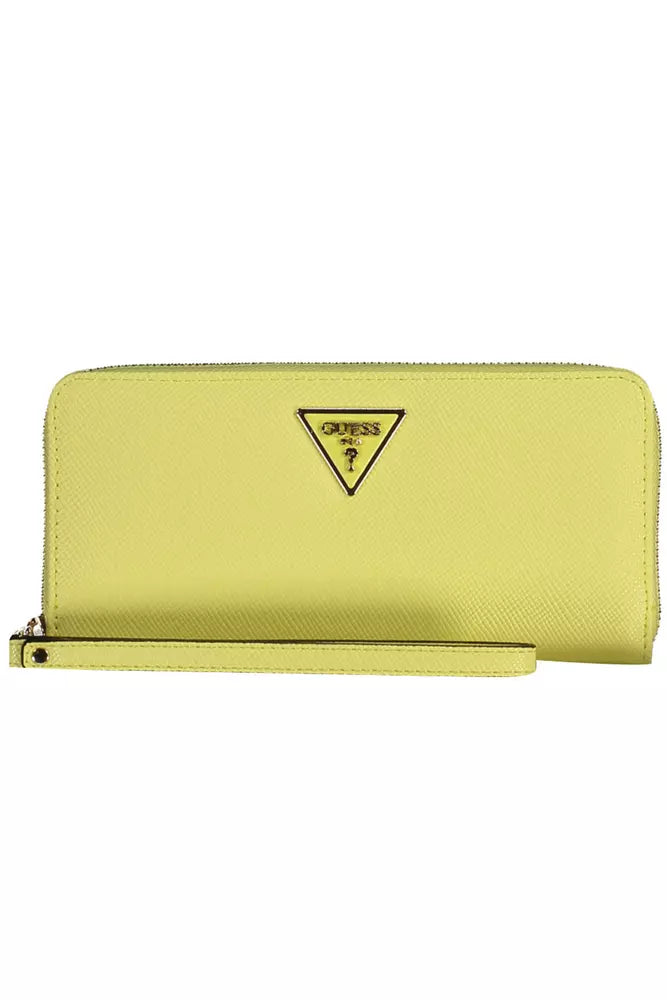 Yellow Polyethylene Women Wallet - SEHABRANDS