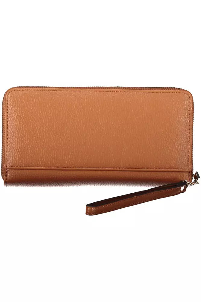 Brown Polyethylene Women Wallet - SEHABRANDS