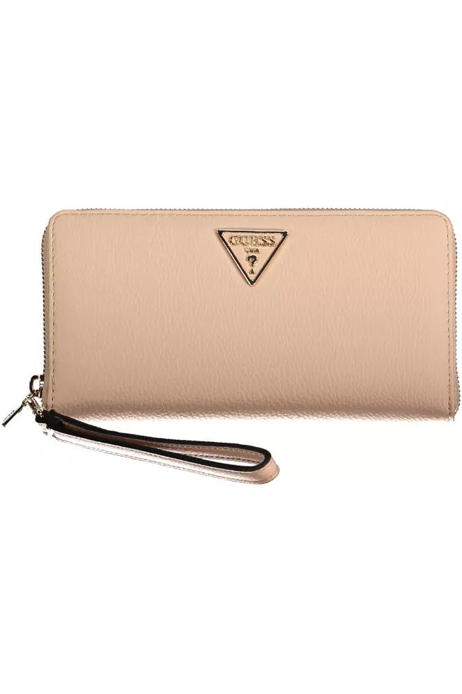 Pink Polyethylene Women Wallet - SEHABRANDS