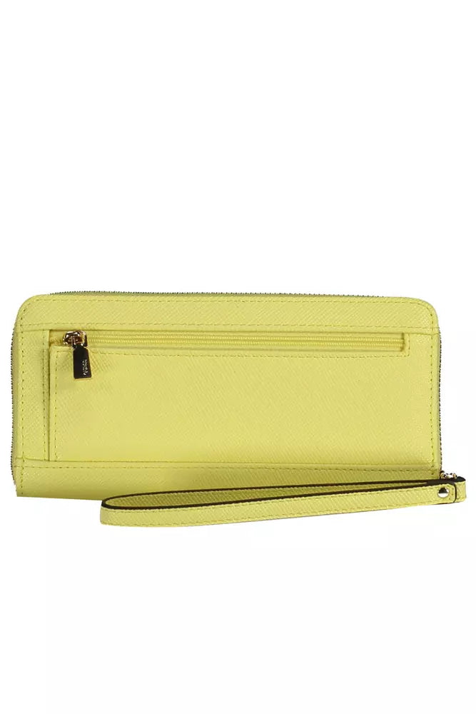 Yellow Polyethylene Women Wallet - SEHABRANDS