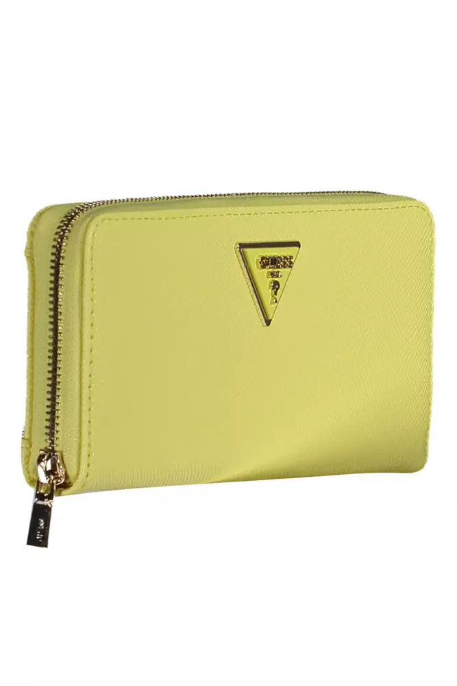 Yellow Polyethylene Women Wallet - SEHABRANDS