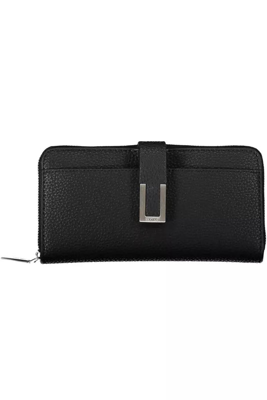 Black Polyester Women Wallet - SEHABRANDS