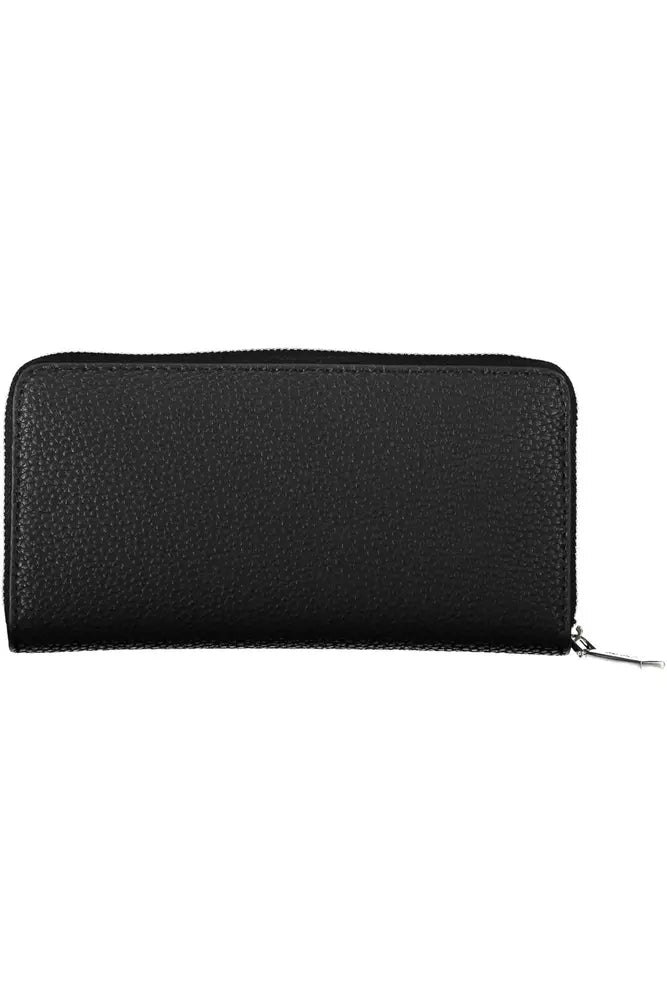 Black Polyester Women Wallet - SEHABRANDS