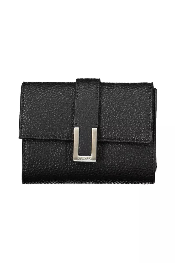 Black Polyester Women Wallet - SEHABRANDS