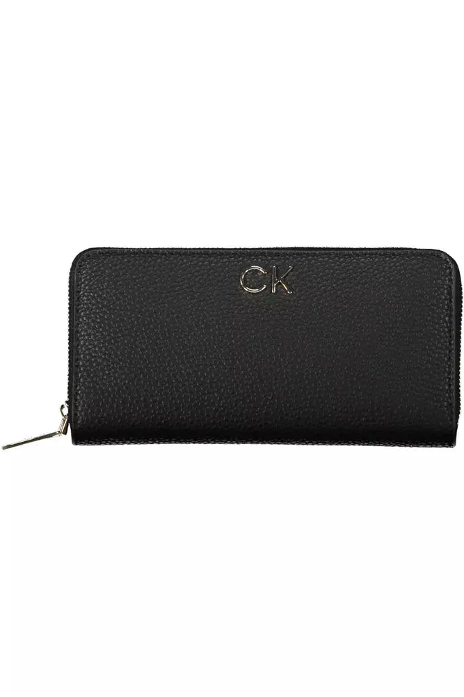 Black Polyester Women Wallet - SEHABRANDS