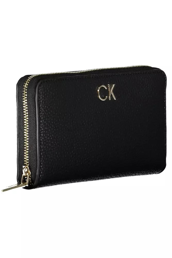 Black Polyester Women Wallet - SEHABRANDS