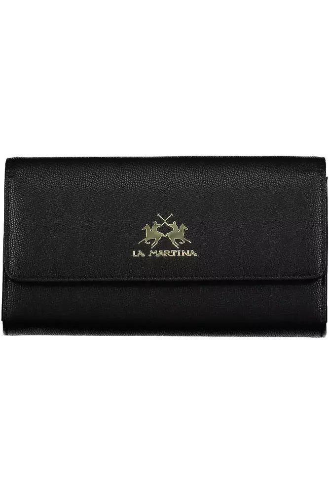 Black Polyethylene Women Wallet - SEHABRANDS