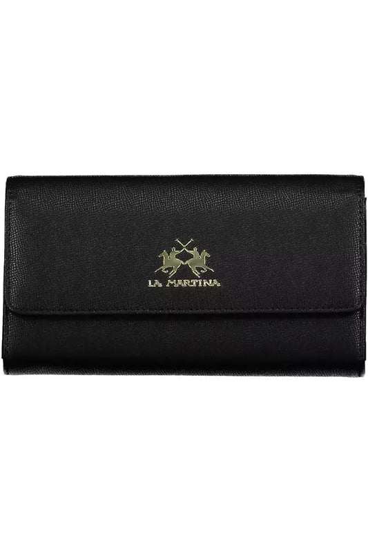 Black Polyethylene Women Wallet - SEHABRANDS