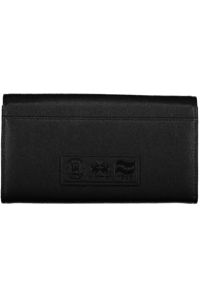 Black Polyethylene Women Wallet - SEHABRANDS