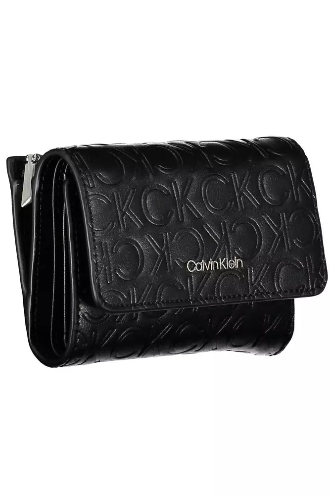 Elegant Black Polyethylene Wallet with RFID Blocker - SEHABRANDS