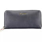 Blue Leather Women Wallet - SEHABRANDS