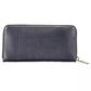 Blue Leather Women Wallet - SEHABRANDS