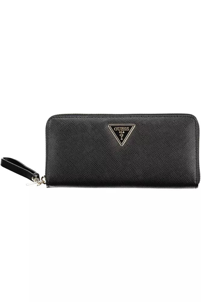 Black Polyethylene Women Wallet - SEHABRANDS