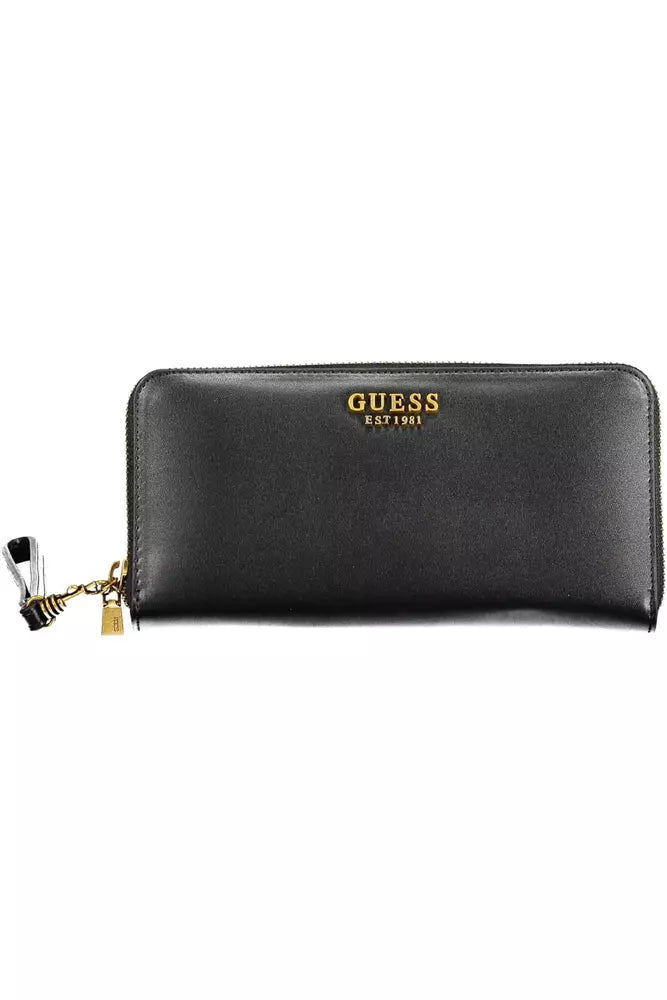 Black Polyethylene Women Wallet - SEHABRANDS