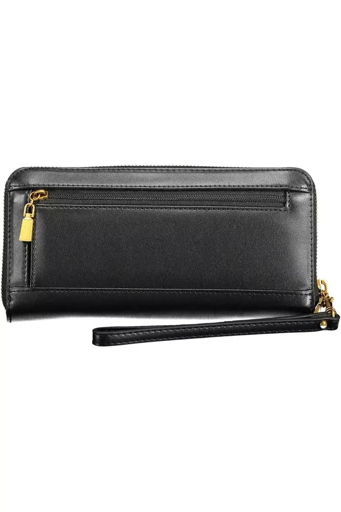 Black Polyethylene Women Wallet - SEHABRANDS