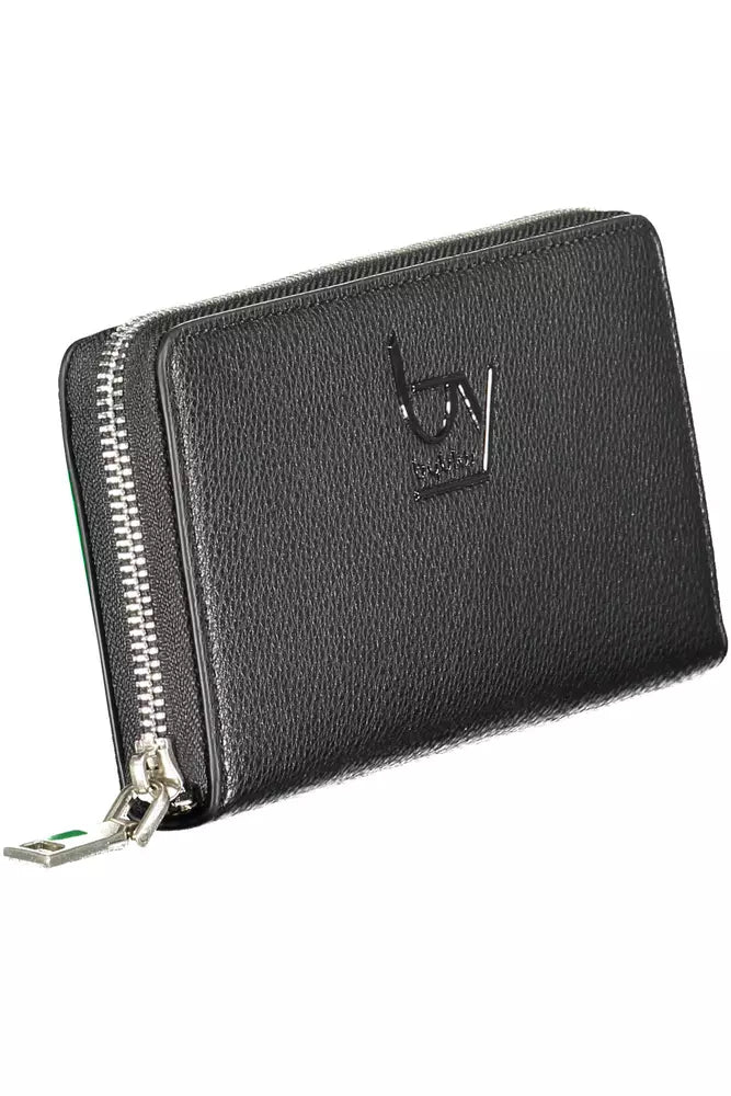 Black Polyethylene Women Wallet - SEHABRANDS