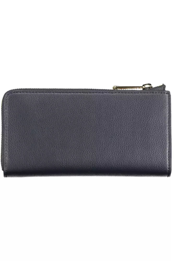 Blue Polyethylene Women Wallet - SEHABRANDS