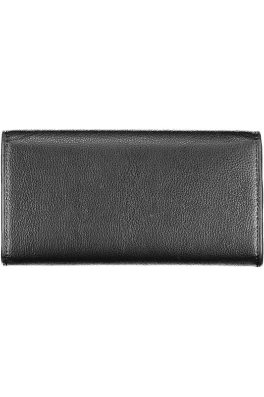 Black Polyethylene Women Wallet - SEHABRANDS